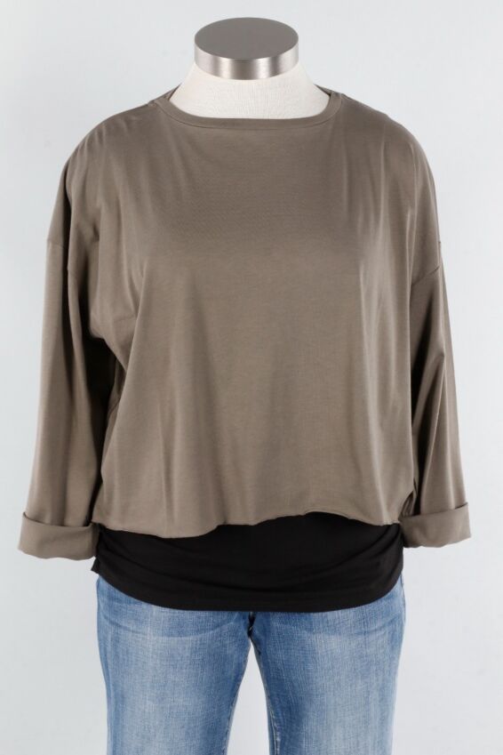 Mini Boxy Tee - Thyme