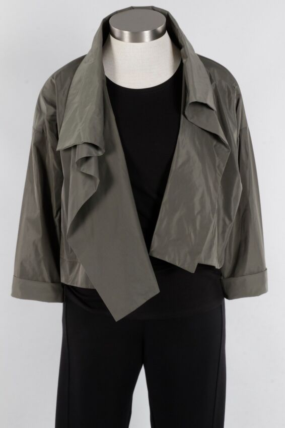 Asymmetrical Jacket - Thyme
