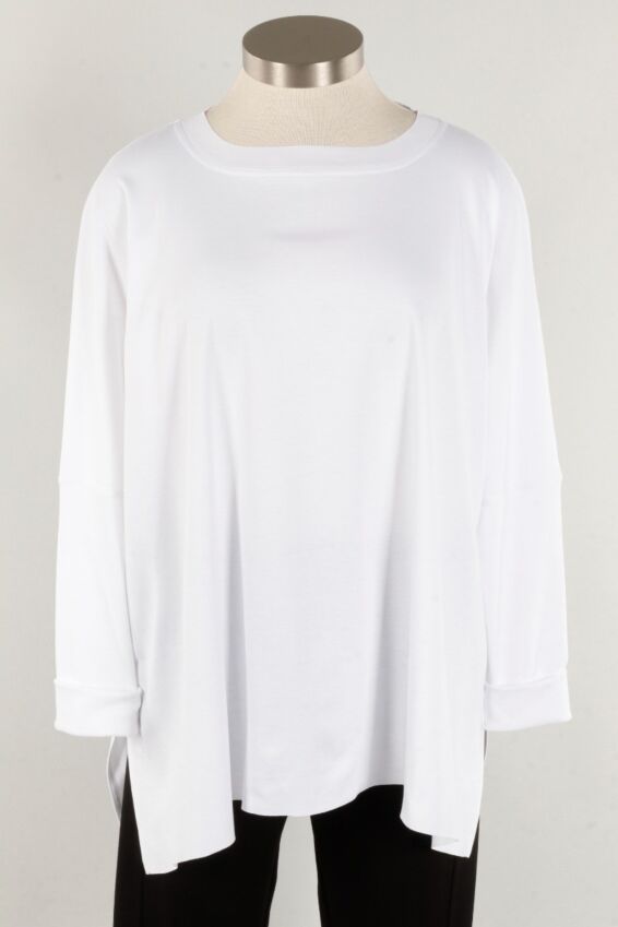 Crew Swing Tee - White