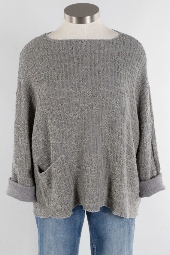 Osize Pocket Pullover - Lava