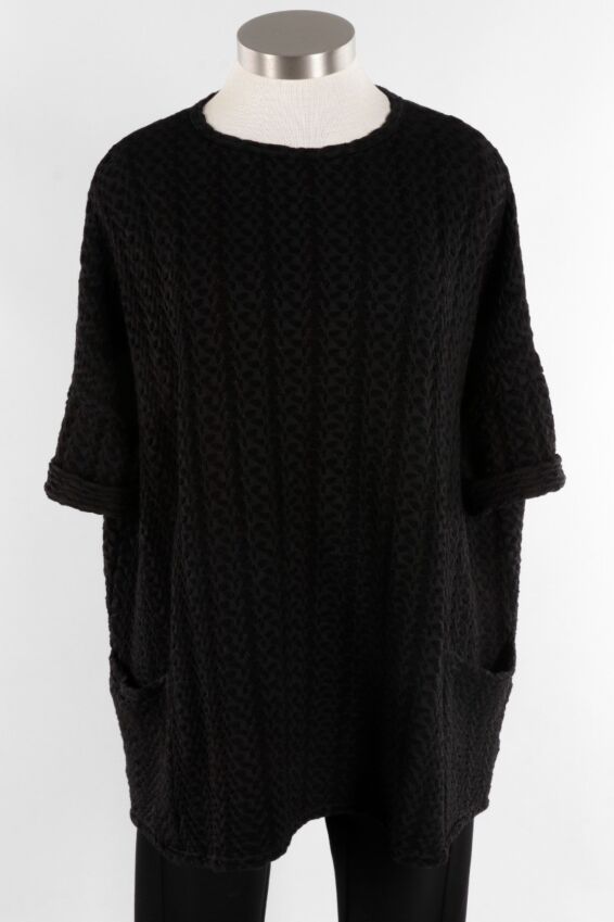 Osize Pullover - Black Pucker