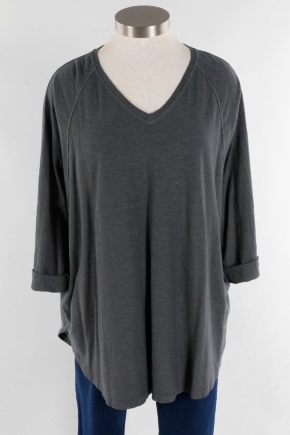 Osize V-Neck - Iron