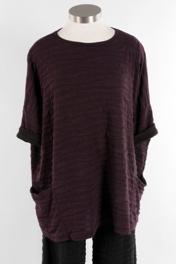 Osize Pullover - Plumeria Texture
