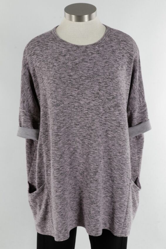 Osize Pullover - Cinder Rose