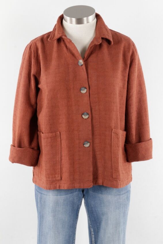 Boxy Jacket - Cognac
