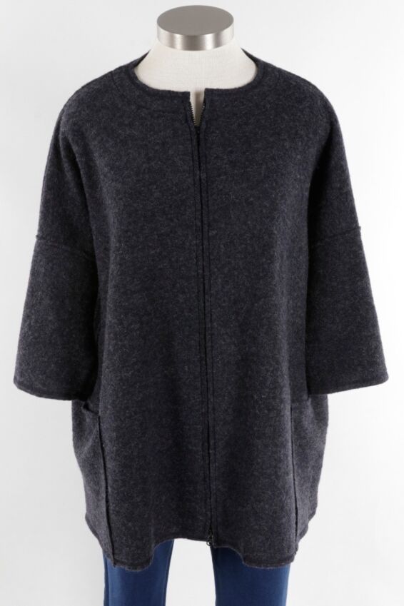 Osize Zip Jacket - Bluemoon