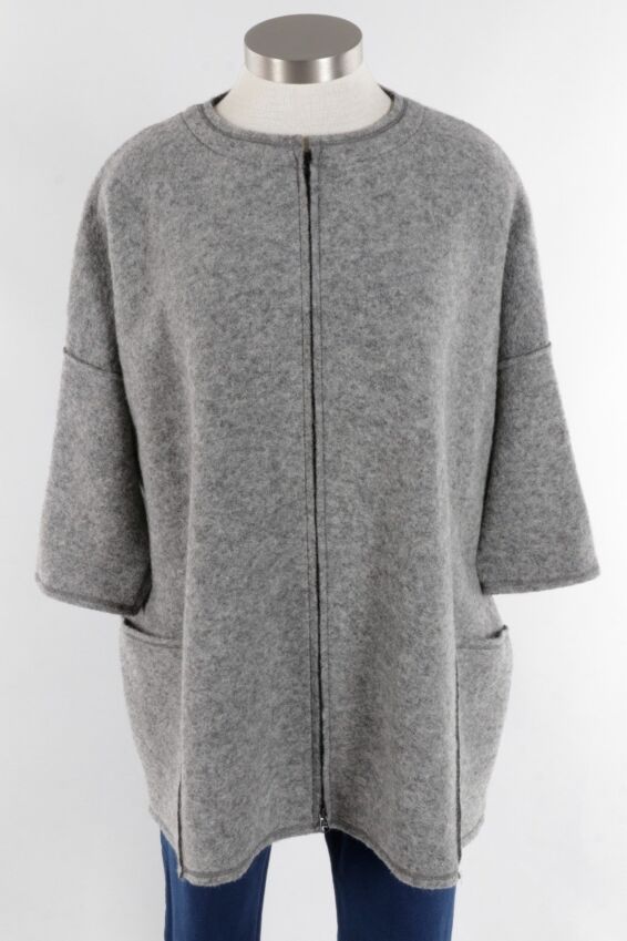 Osize Zip Jacket - Lava