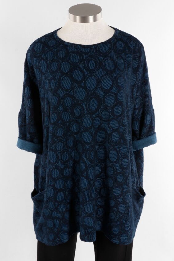 Osize Pullover - Deep Sea Graphic Circle