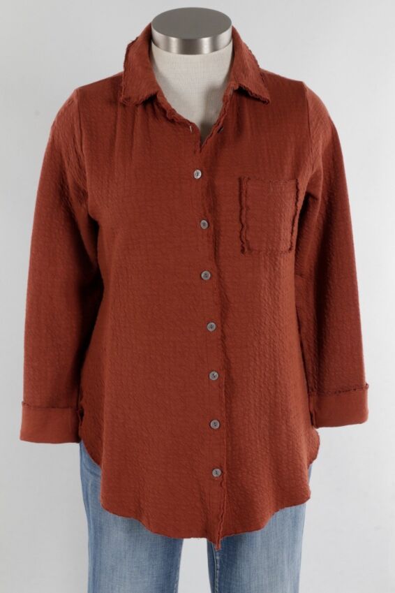 Button Shirt - Cognac
