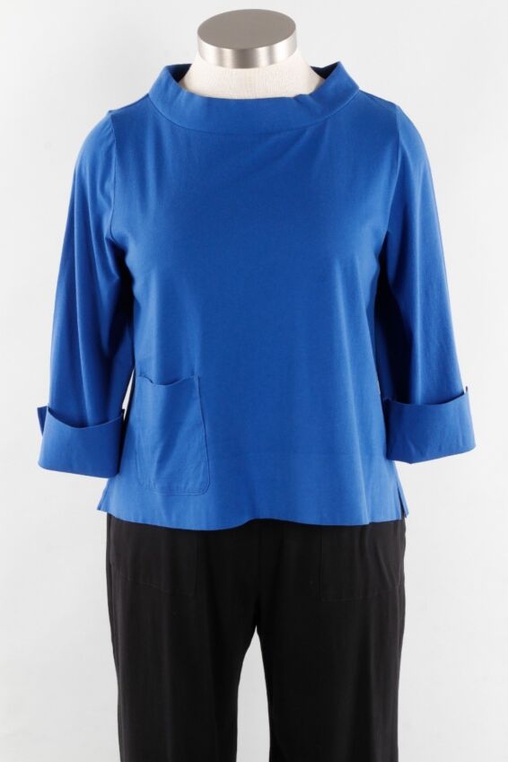 Pocket Pullover - Cobalt