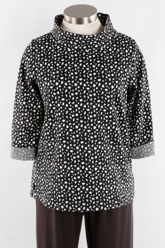 Mock Neck Plus - Black