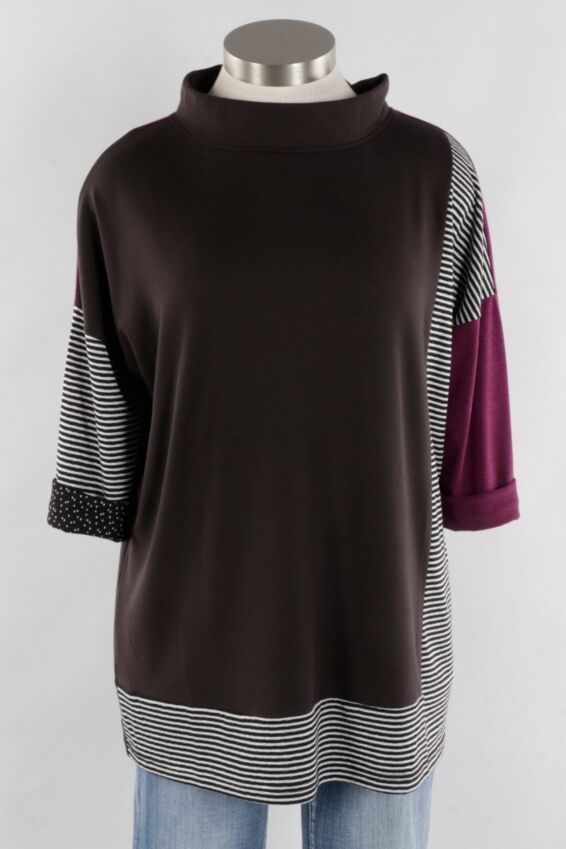 Oversized Tunic Plus - Black