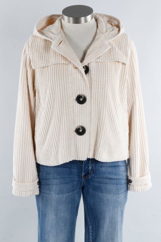 Button Jacket - Stone