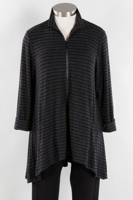 Jane Jacket Plus - Thick Stripe