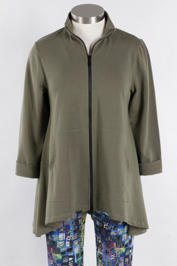 Jane Jacket Plus - Pesto