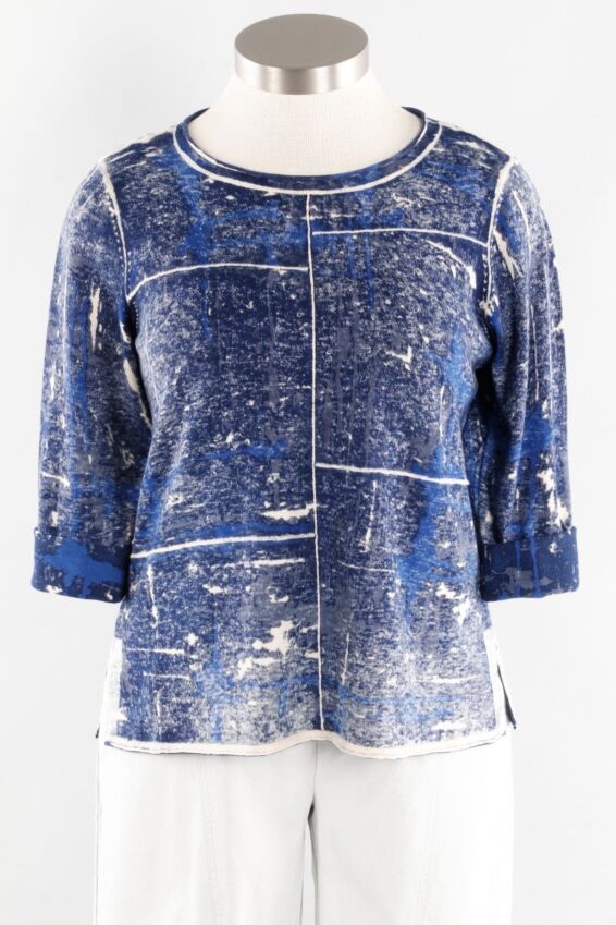 Seamed Pullover - Abstract