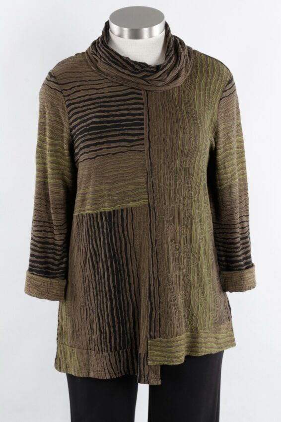 Mixed Direction Tunic - Olive