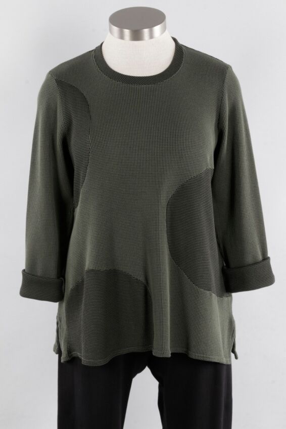 Circle Patch Top - Fir