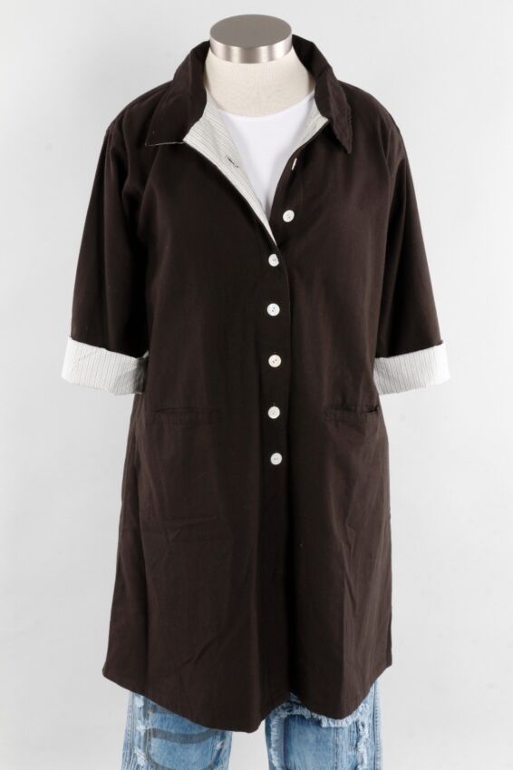 Reversible Jacket - Black/White Stripe
