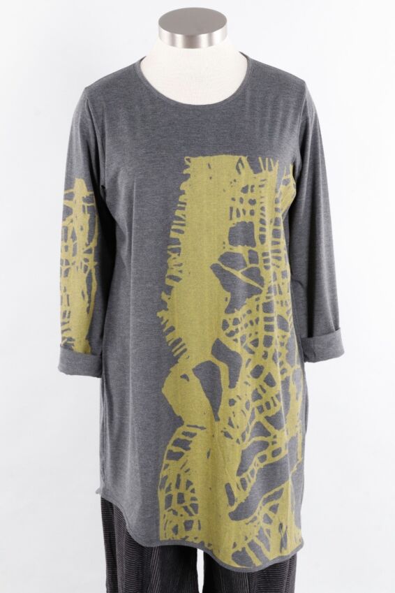 Graphic Pullover - Grey