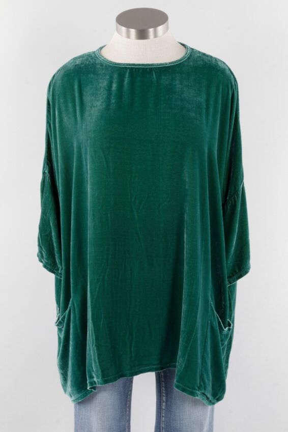 Velvet Osize Pullover - Tranquil
