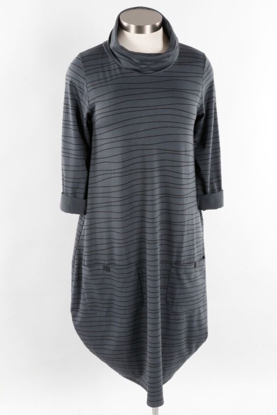 Comfy Dress - Silken Green Waves