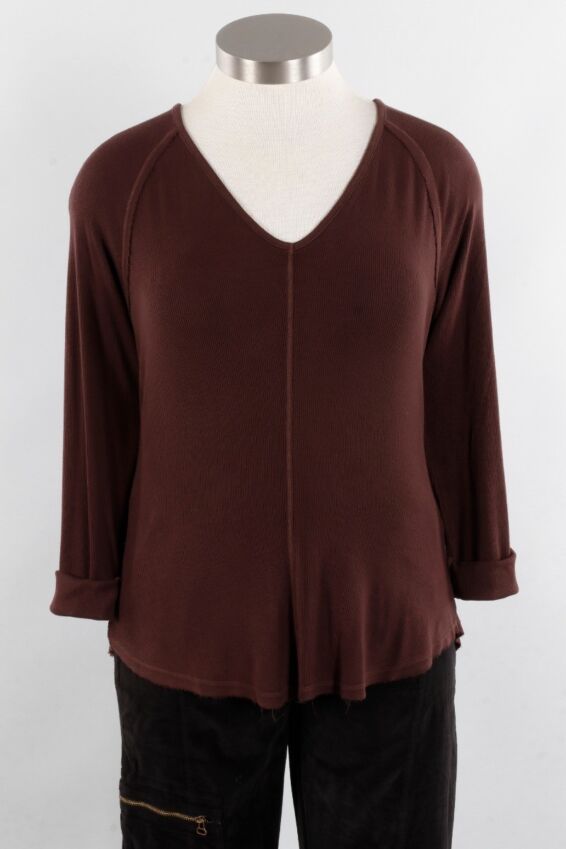 Bryant V-Neck - Sarsaparilla