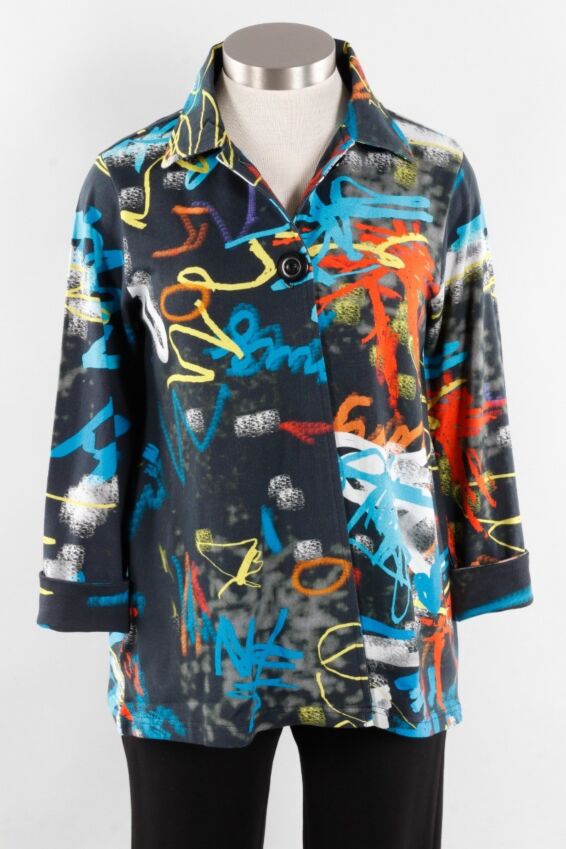 Two-Button Jacket - Jada Print