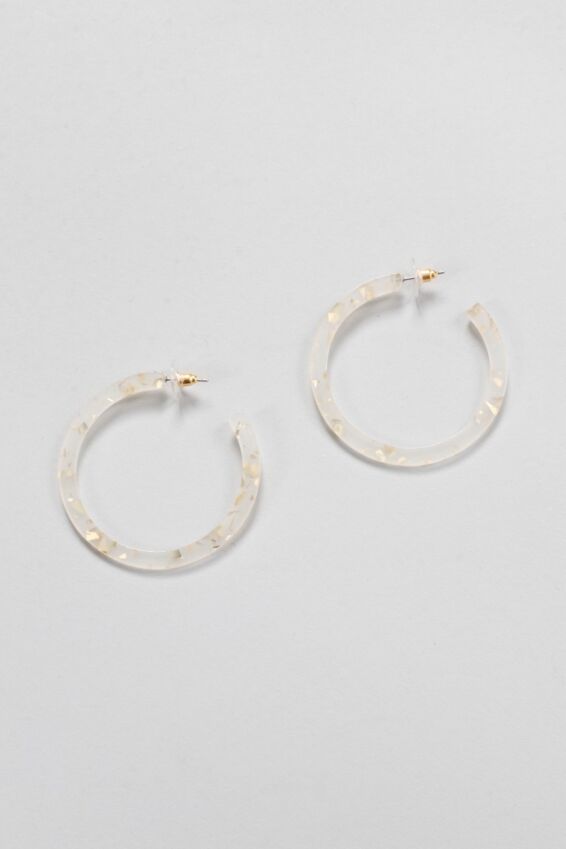 Cameron Hoops - Gold Flake