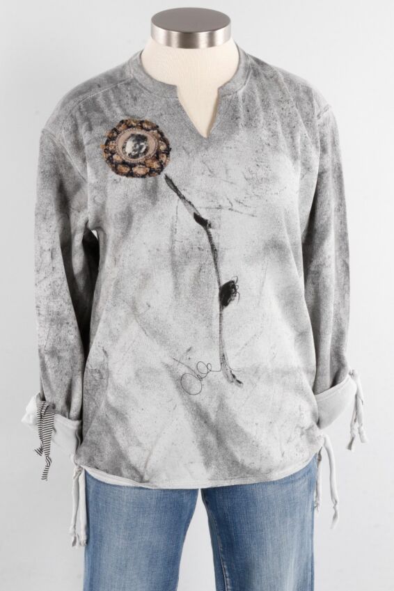 Tie Elderberry Pullover - Smoke Tie Dye