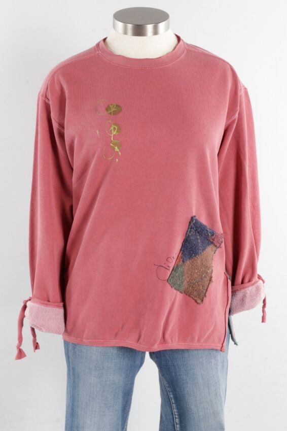 Jenna Pullover - Crimson