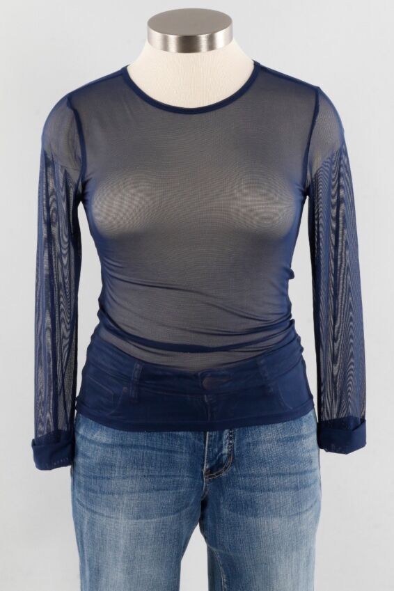 Mika Tee Plus - Navy Mesh