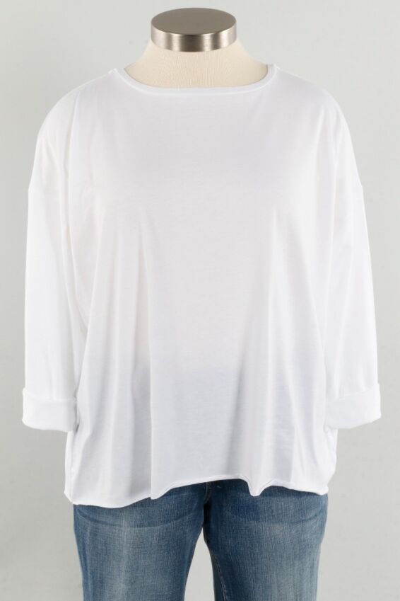 Boxy Tee - White