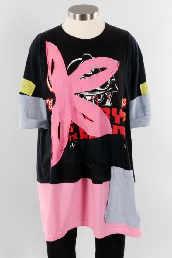 Claudia Tunic - Black & Pink #4