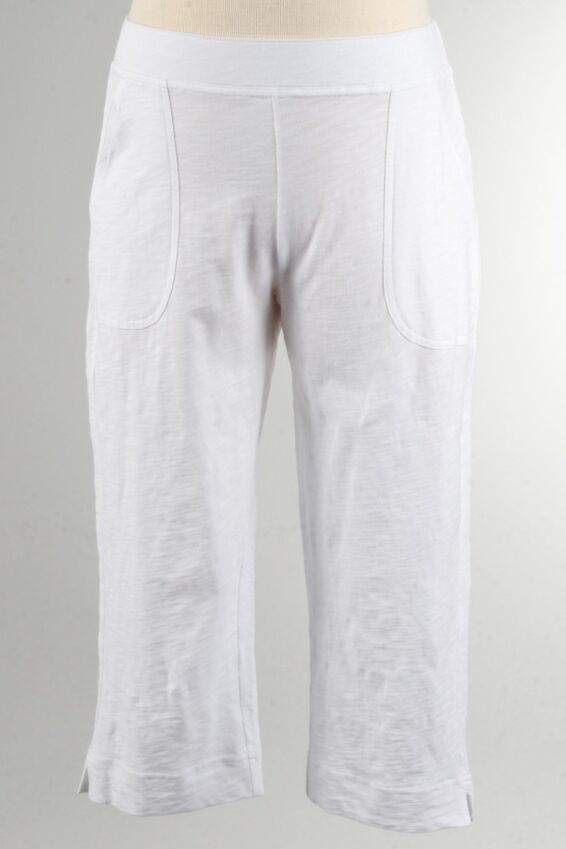 Pocket Capri - White