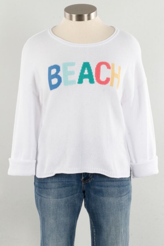 Beach Pullover - White