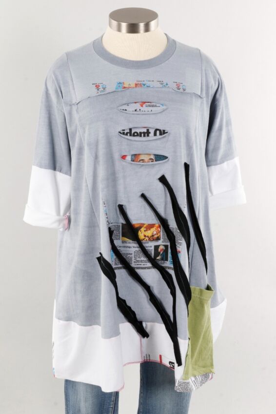 Ribbon Tunic - Heather Grey #6