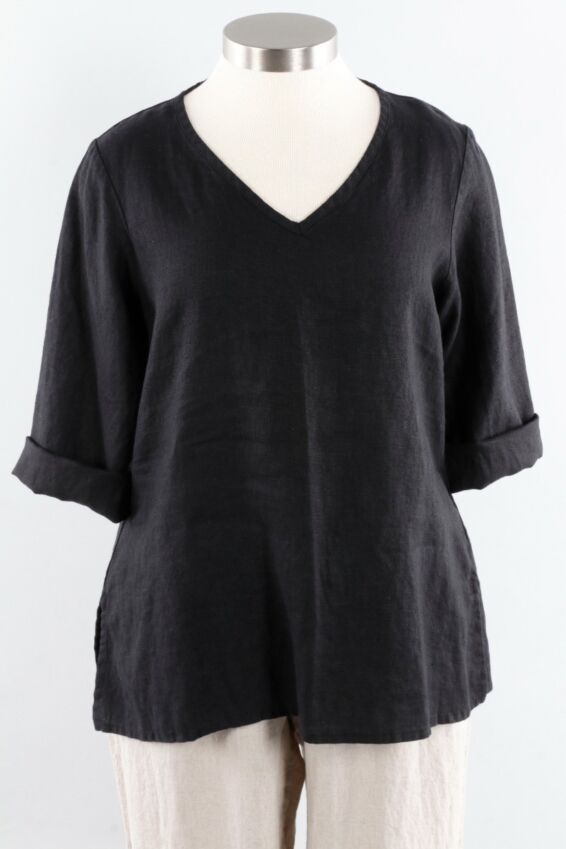 V Pullover Plus - Black