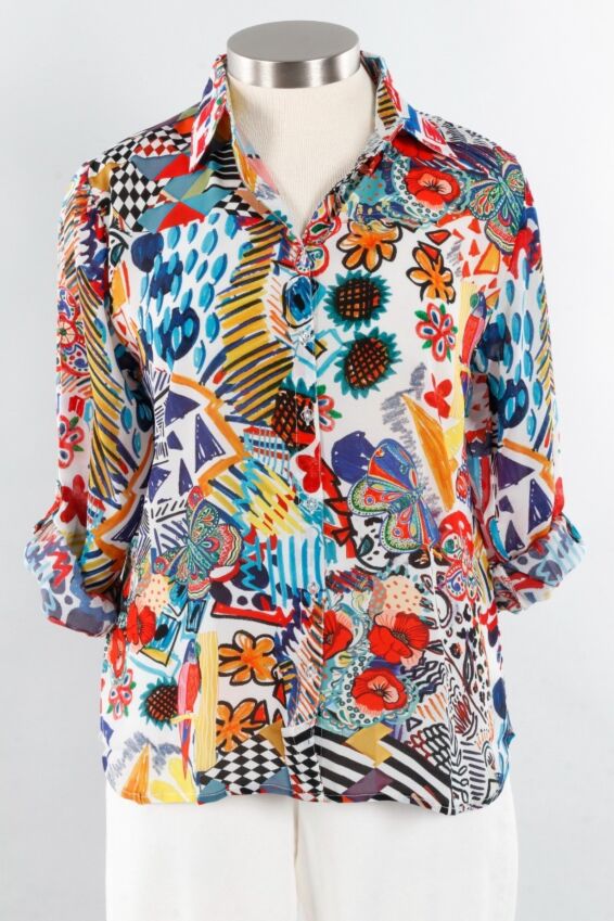 Button Down Shirt - White