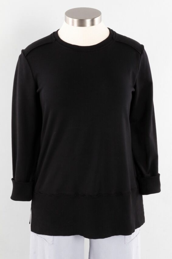 Split Tunic - Black