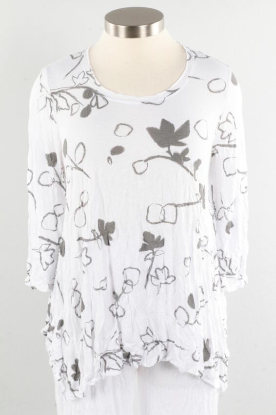 Mackenzie Top Plus - White