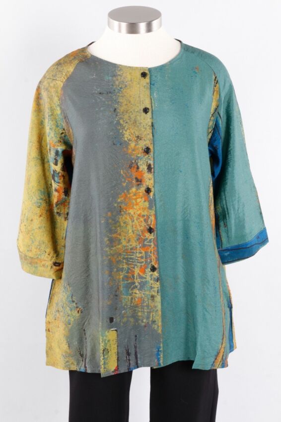 Button Up Cardigan - Golden Field
