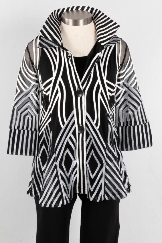 Soutache Jacket - Silver