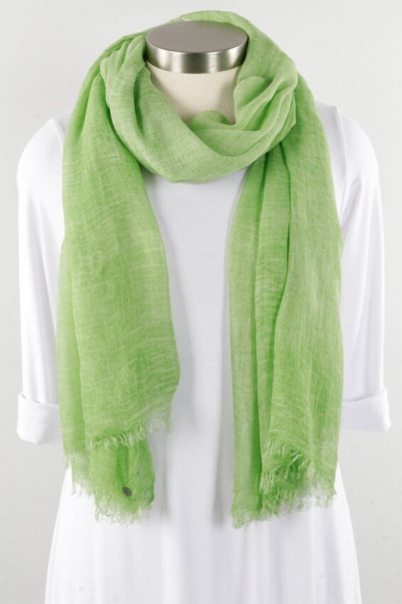 Solid Viscose Wrap - Apple