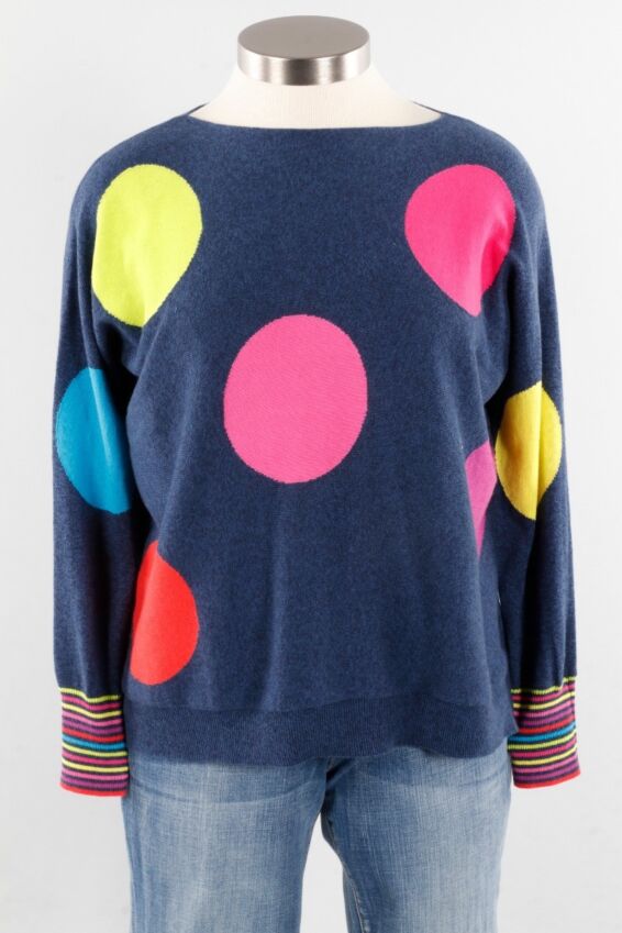 Spot Sweater - Denim