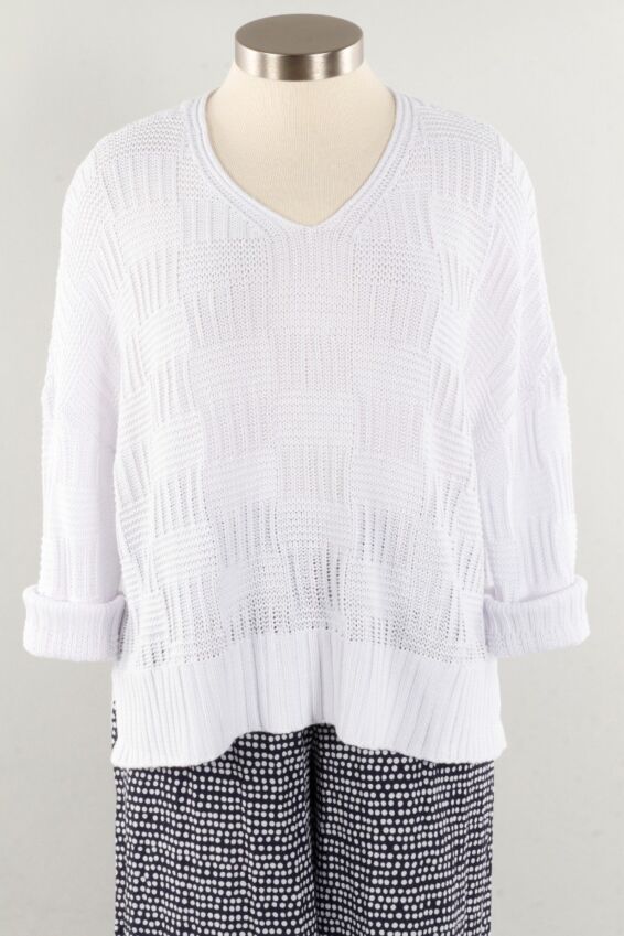 Beach Pullover - White