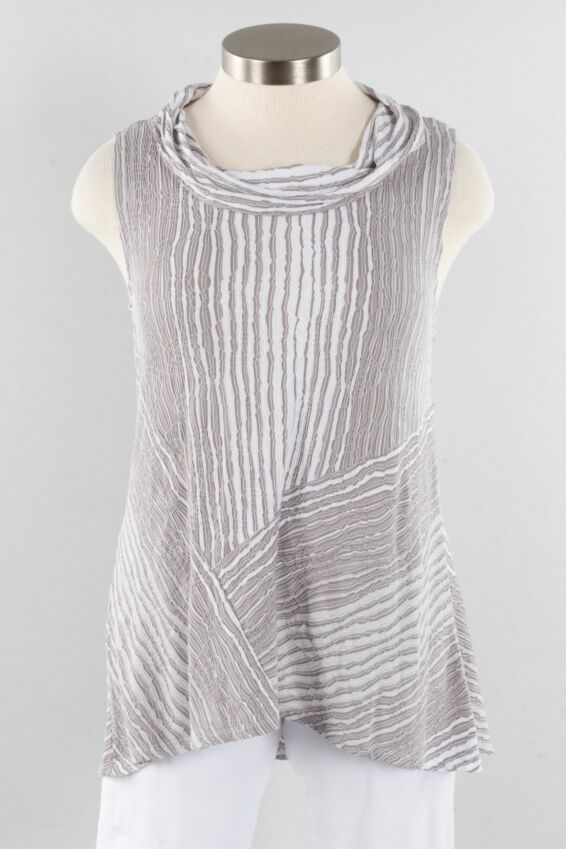 Pieced Cowl - Gull