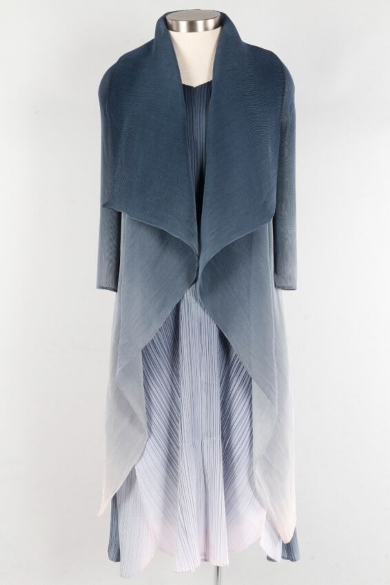 Collare Coat - Charcoal goes Light