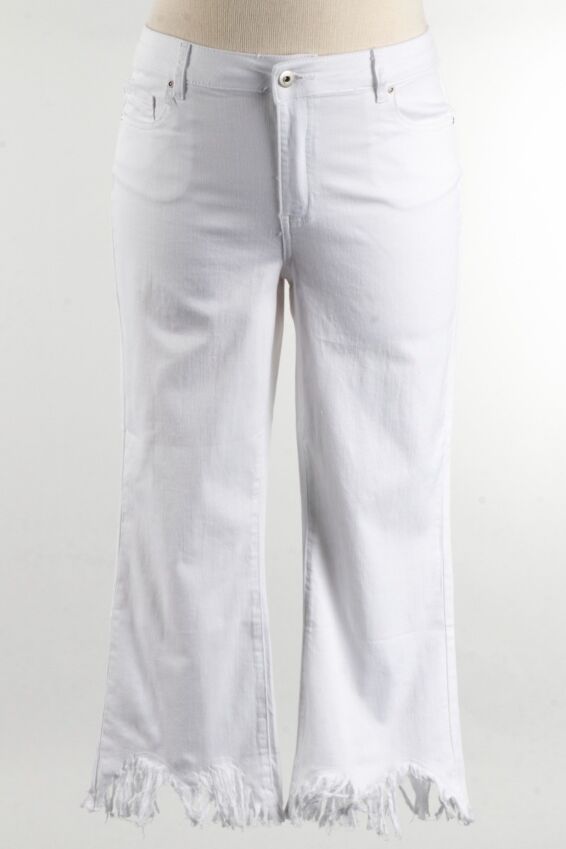 Fringe Capri - White