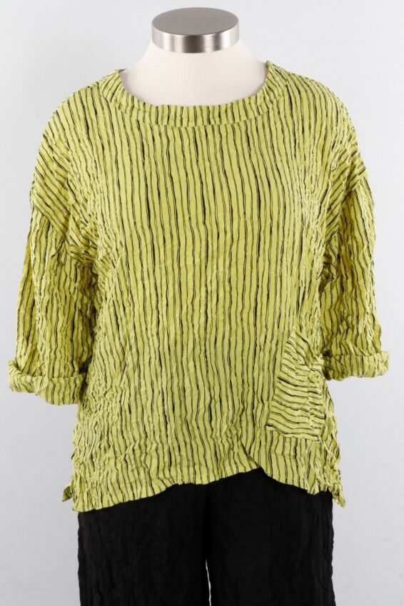 Mia Pullover - Cactus Stripe